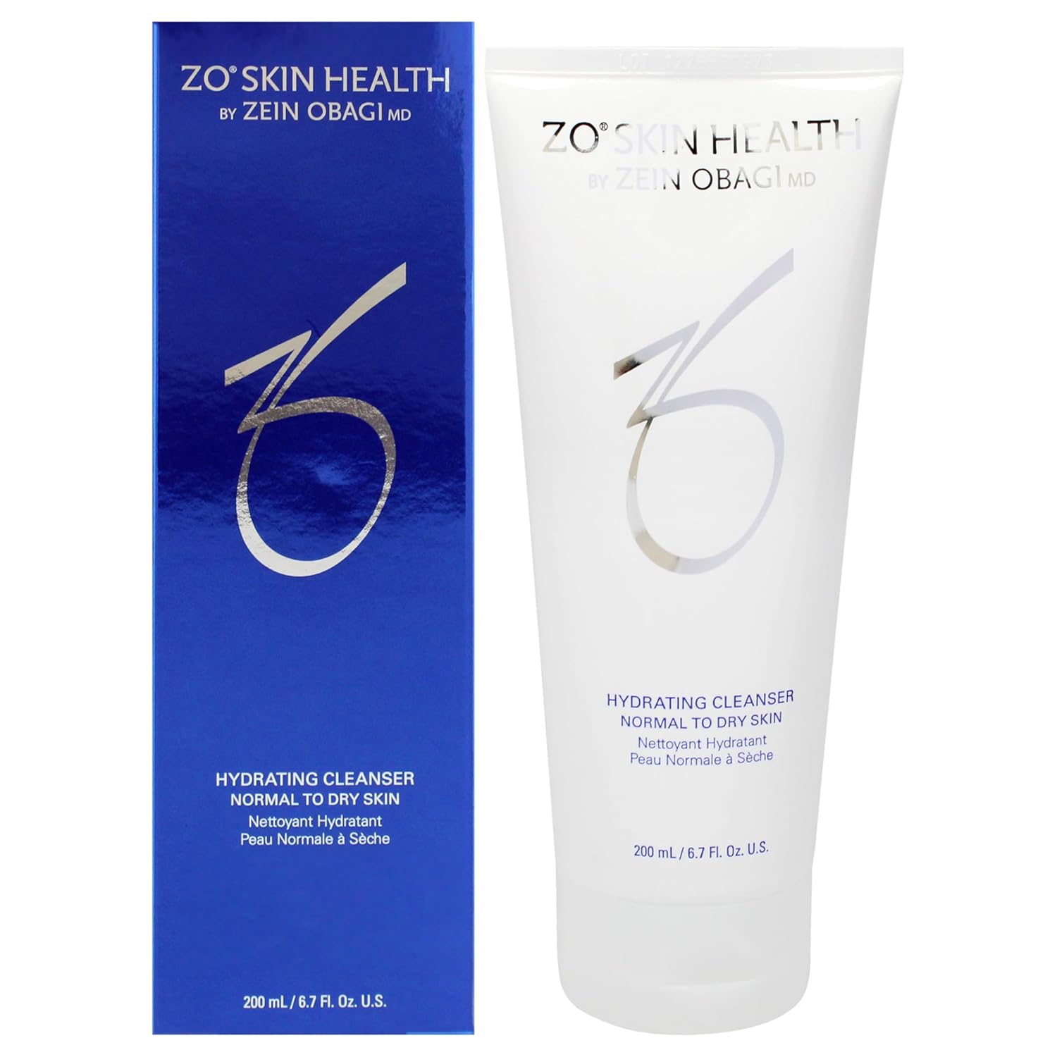 ZO Skin Health Hydrating Cleanser Normal to Dry Skin for Unisex - 6.7 oz Cleanser