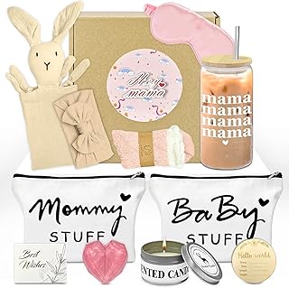 New Mom Gifts & Baby Gift,11 Pcs Pregnancy Gifts for First Time Mom Expecting Mom,New Mom Care Package After Baby,Baby Gifts for Mom,Gender Reveal Gifts