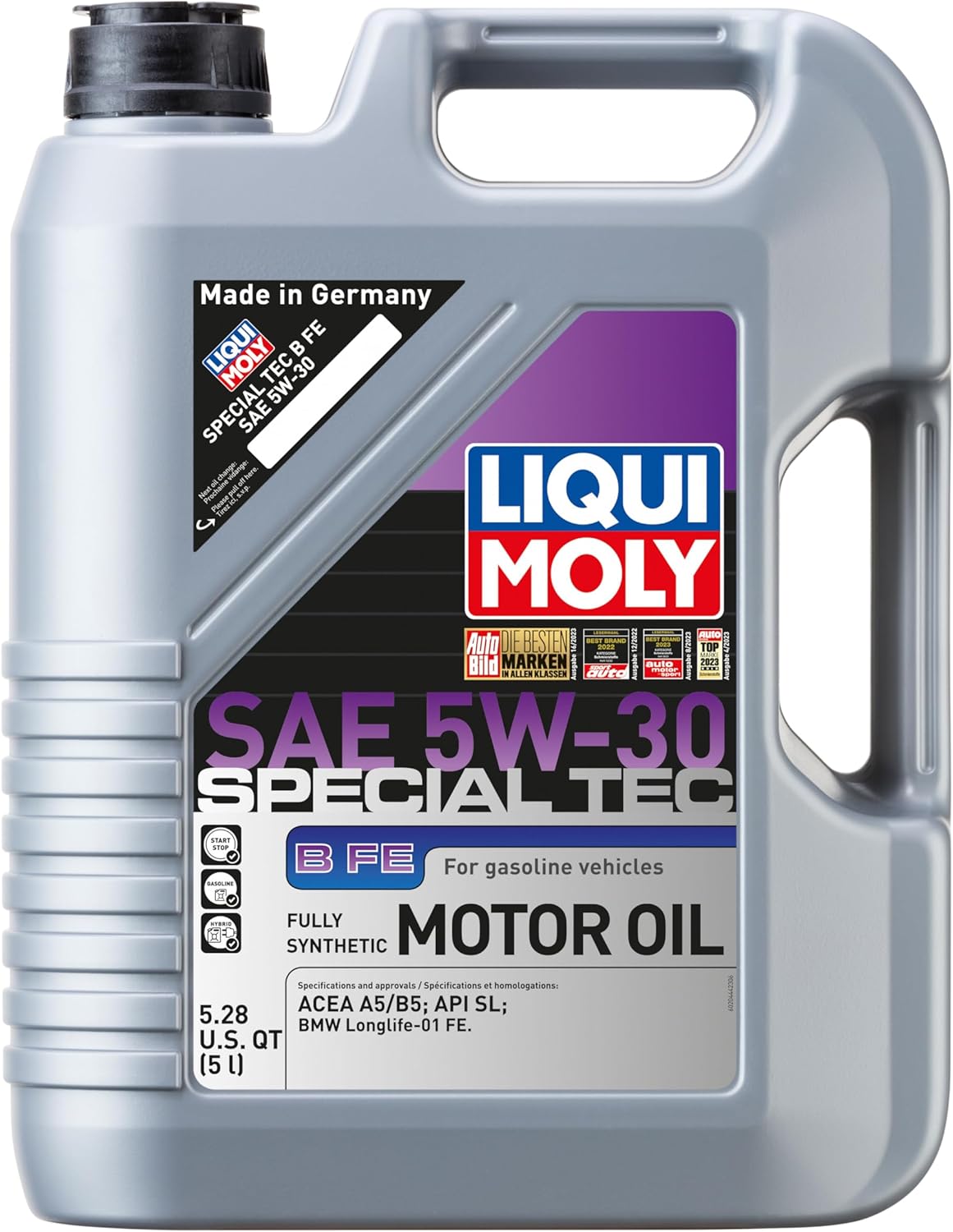LIQUI MOLY Special Tec B FE SAE 5W-30 | 5 L | Fully synthetic engine oil | SKU: 20444