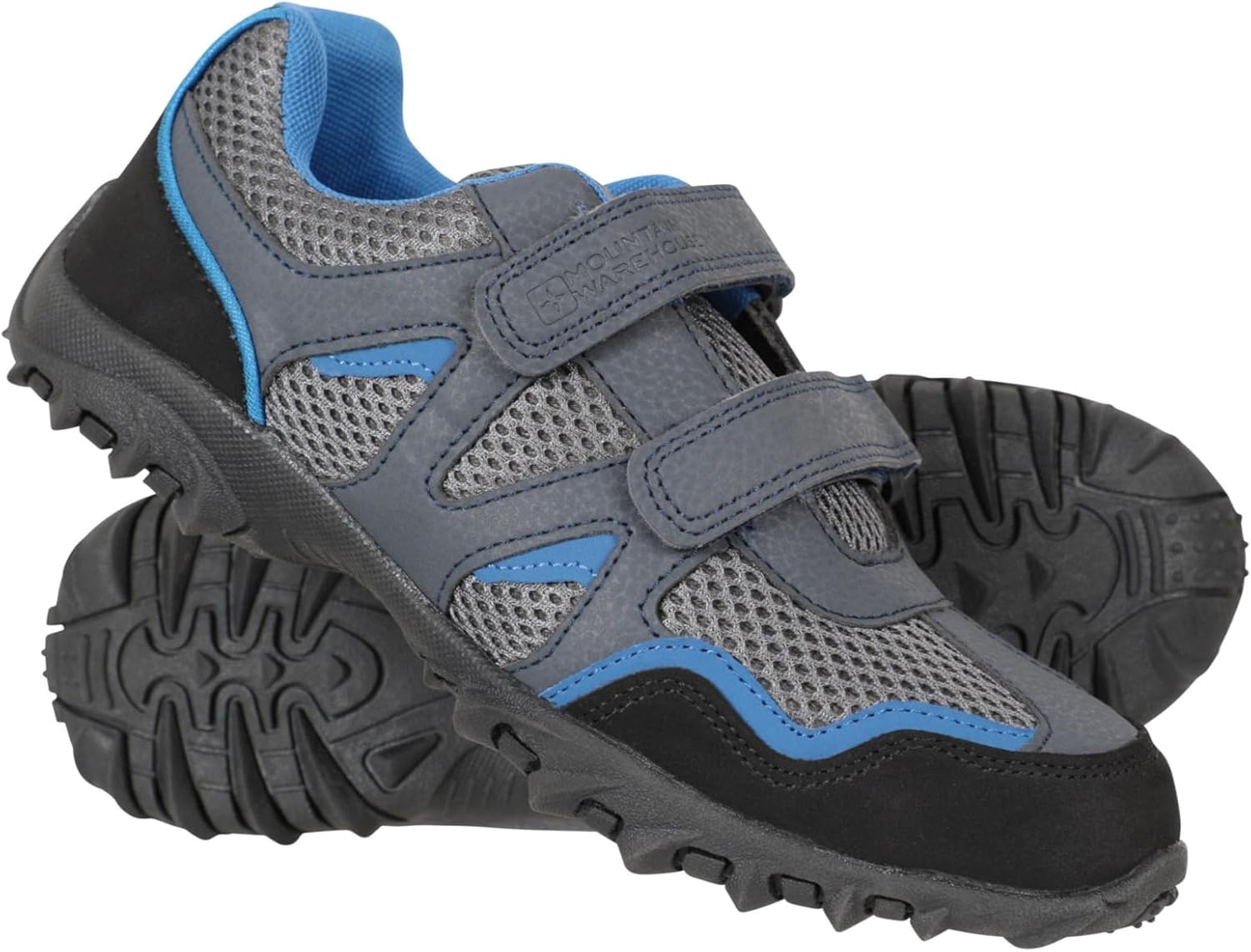 Mountain Warehouse Mars Kids Non Marking Shoes - Lightweight, Breathable, Comfortable, Hook & Loop Straps, Boys & Girls – for Spring Summer & Outdoors