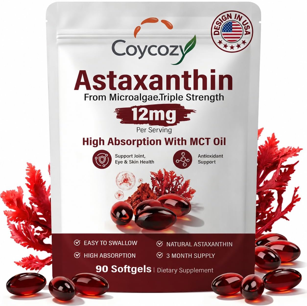 Astaxanthin 12mg (90)