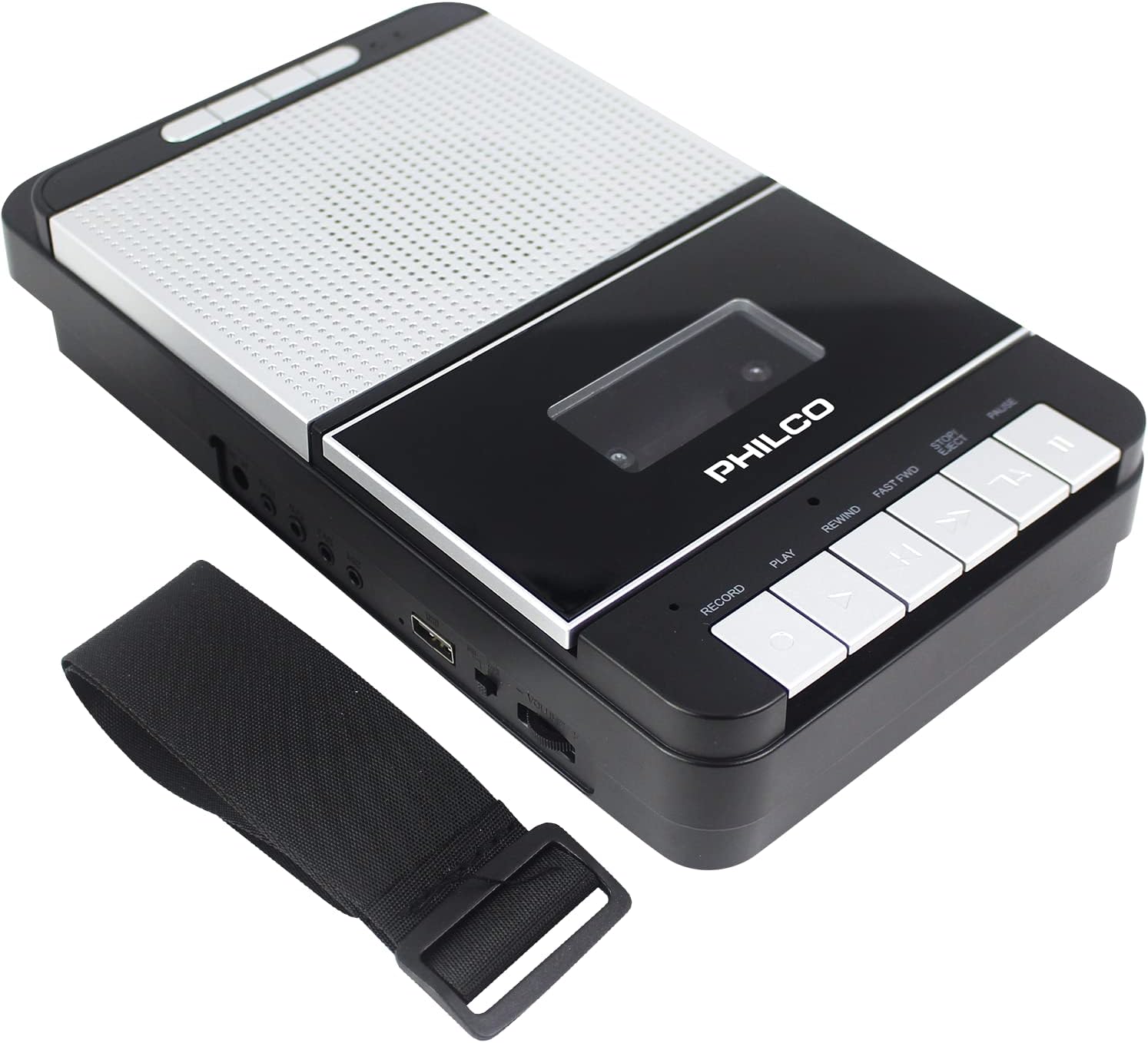 PHILCO Digital Cassette Recorder – Portable Tape Player, Recorder & Cassette to MP3 Converter
