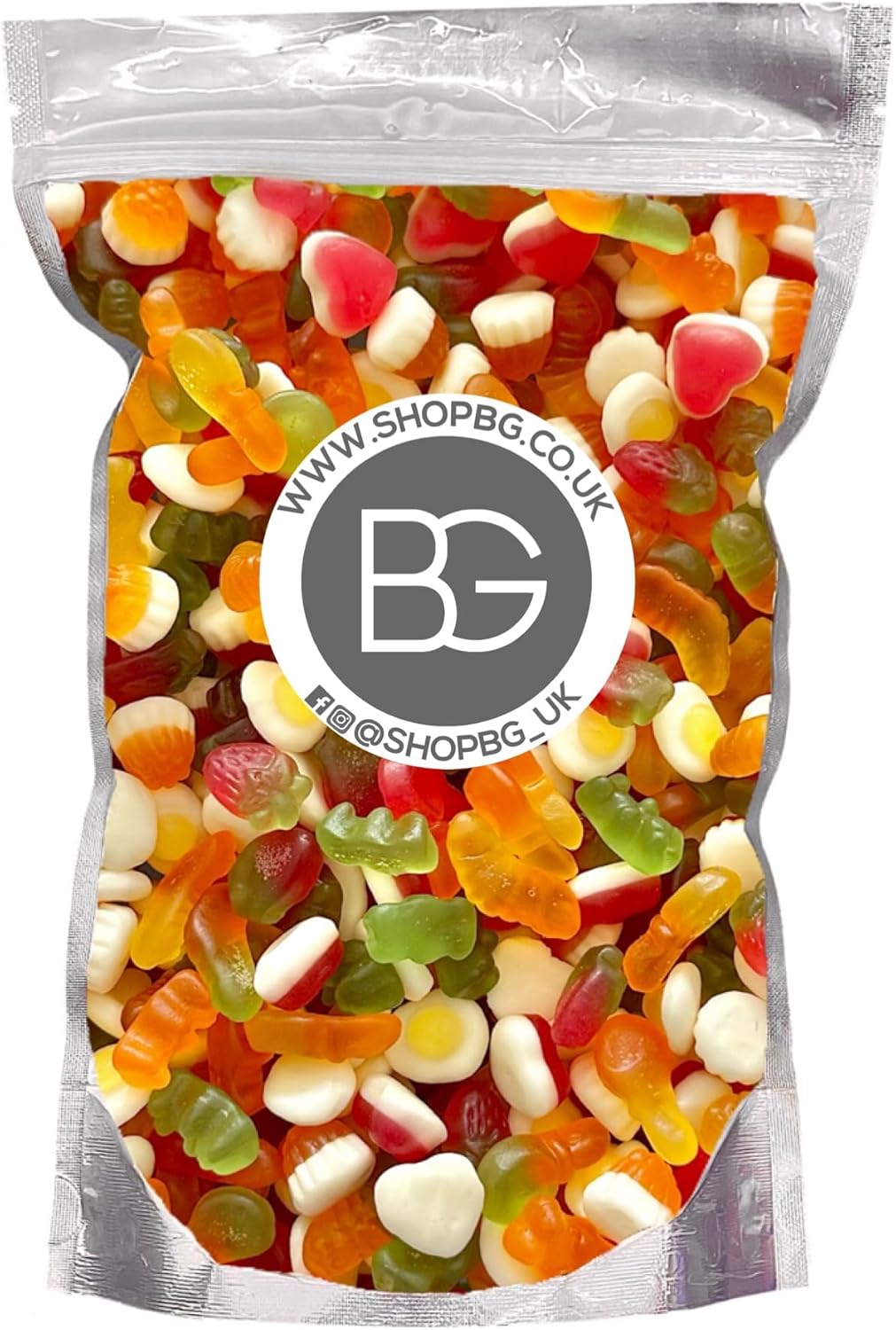 BG Quality Pick & Mix Sweets - Choose Your Own Favourites Single Sweet Pouch 800g (Fab Mix)
