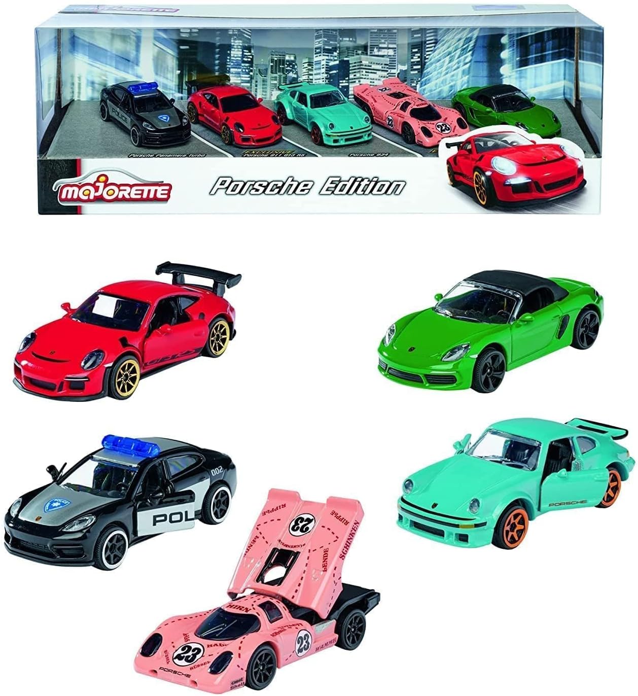 PORSCHE DIE-CAST COLLECTOR 5 CAR PACK