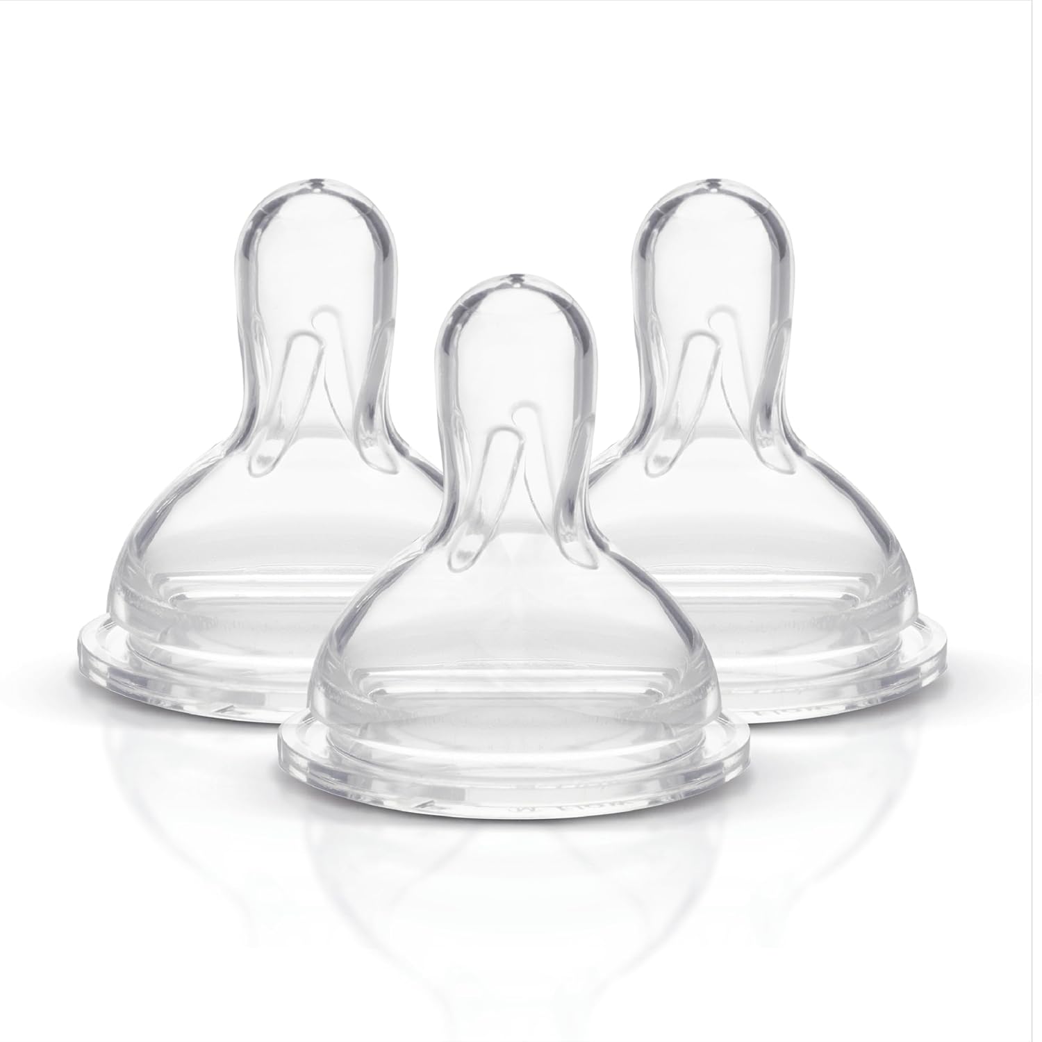 Medela Medium Flow Wide Base Nipple for 4-12 Months (Pack of 3)