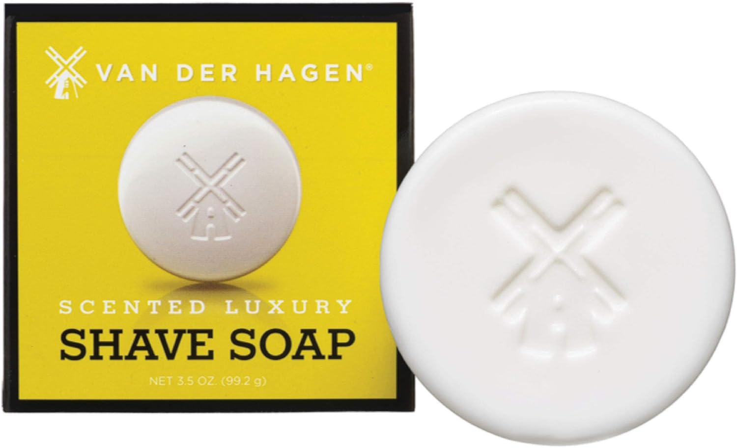 Van Der Hagen Men's Luxury Scented Shave Soap (Pack of 1)