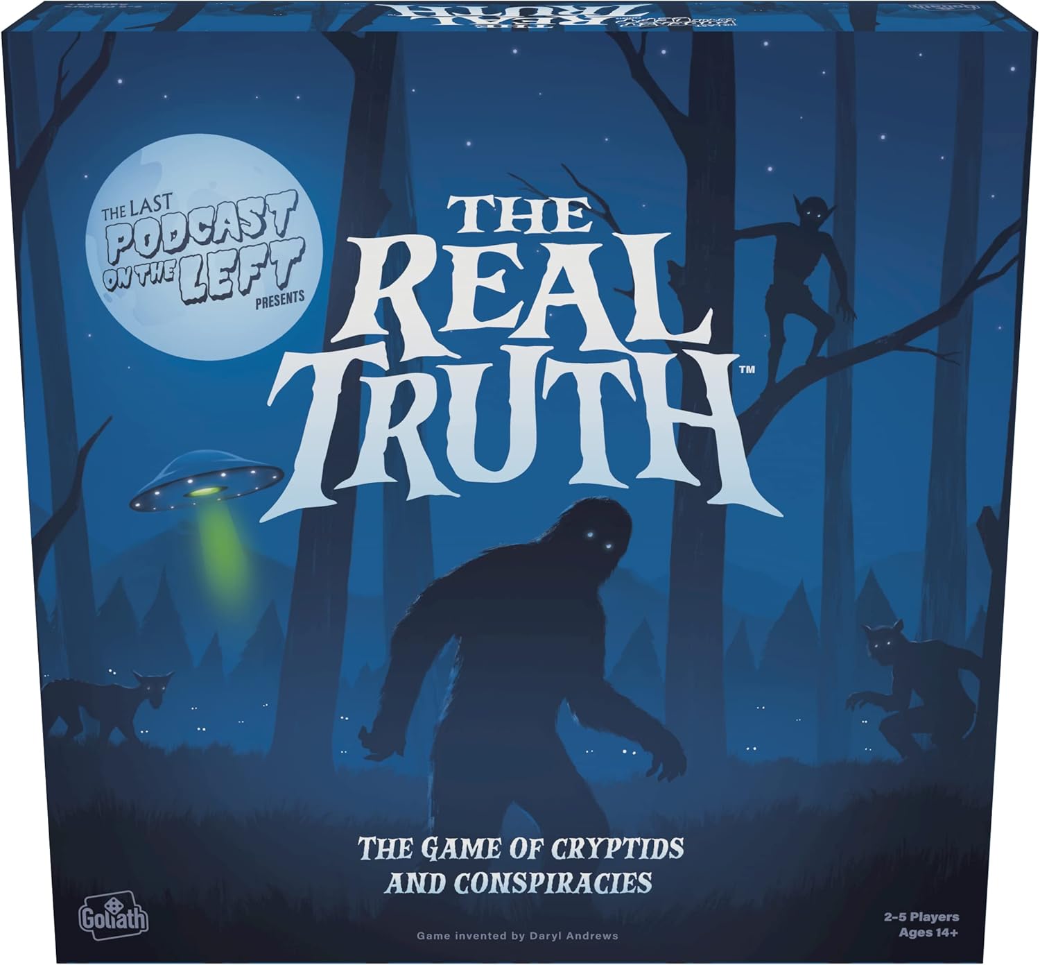 The Last Podcast on The Left Presents: The Real Truth - Strategy Game of World Conspiracy Theories and Mysteries, Board Game for 2-5 Players, Ages 14+