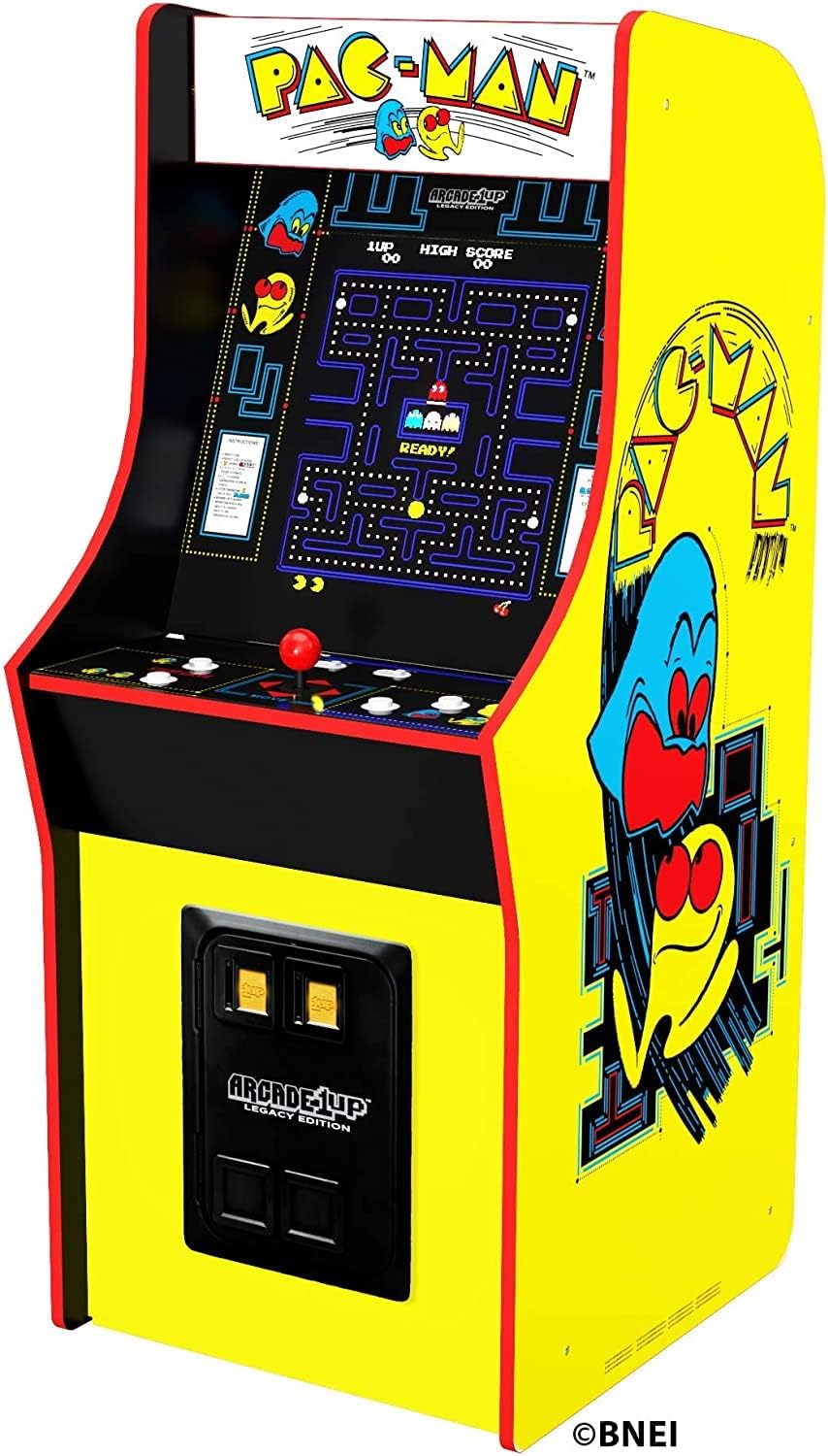 Arcade 1UP PAC-Man 12-in-1 Legacy Edition, 4ft