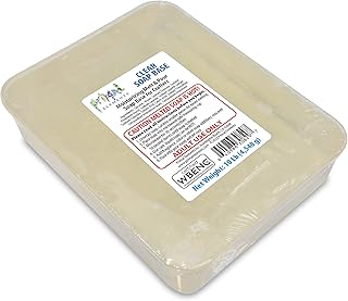 Primal Elements Clear Soap Base - Moisturizing Melt and Pour Glycerin Soap Base for Crafting and Soap Making, Vegan, Cruelty Free, Easy to Cut, Unscented - 10 Pound