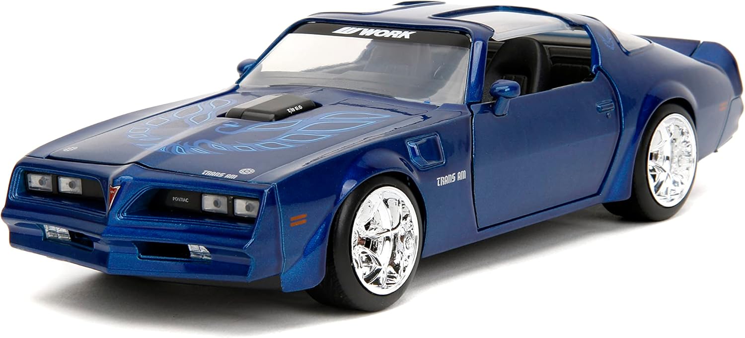 Jada 1977 Pontiac Firebird Trans Am Blue Metallic Bigtime Muscle Series 1/24 Diecast Model Car
