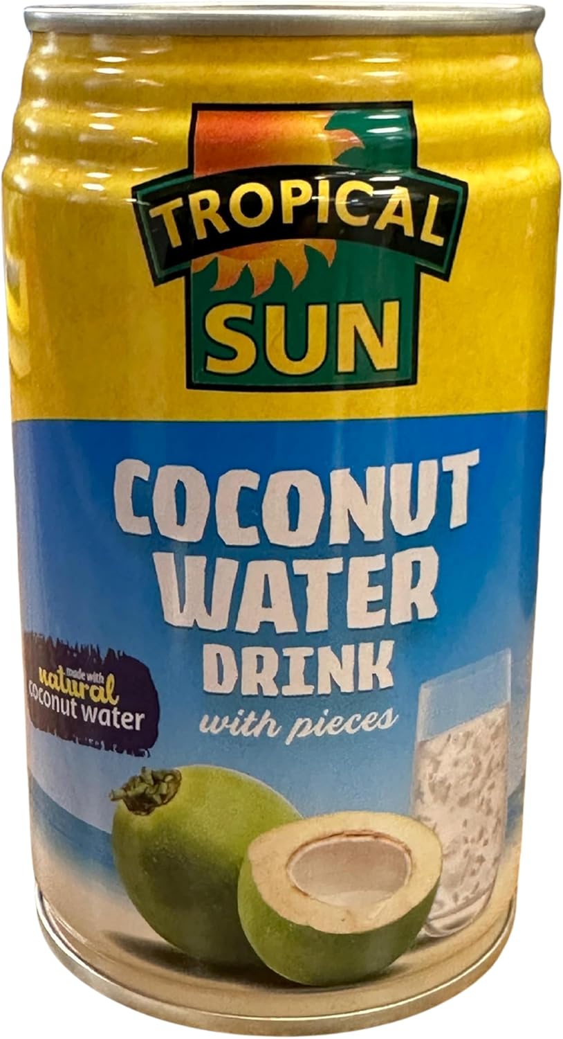 Tropical Sun Coconut Water with bits 330 ml (pack of 12)