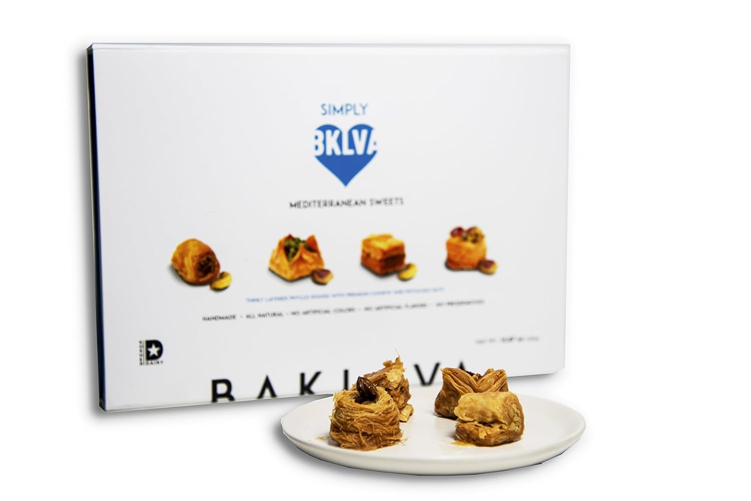 Simply Bklva Mediterranean Sweets (45-55 Pieces / 450g / 15.87oz)