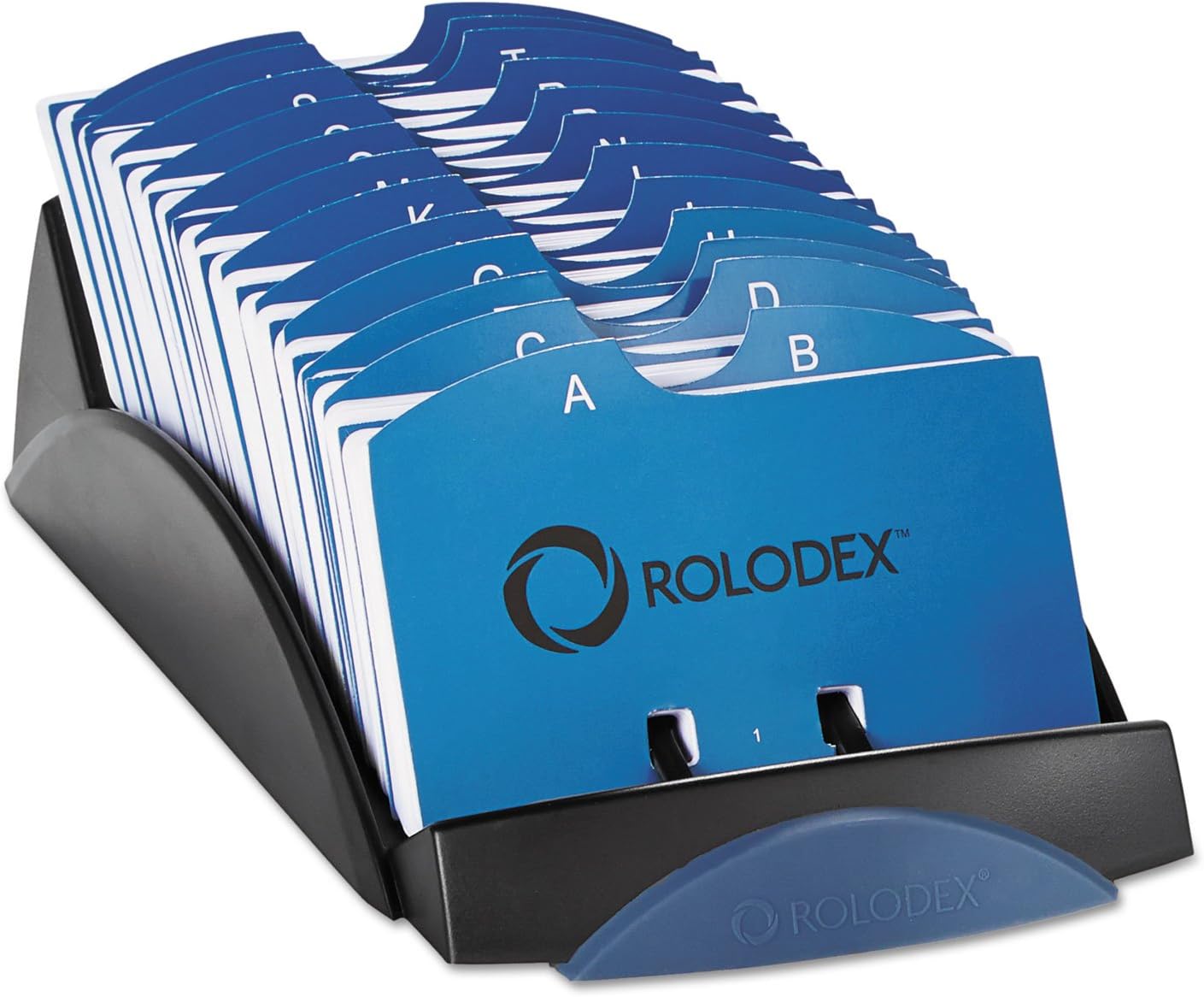 Rolodex VIP Open Card File with 500 2 1/4 x 4 Inch Cards and 24 A-Z Guides (66998)