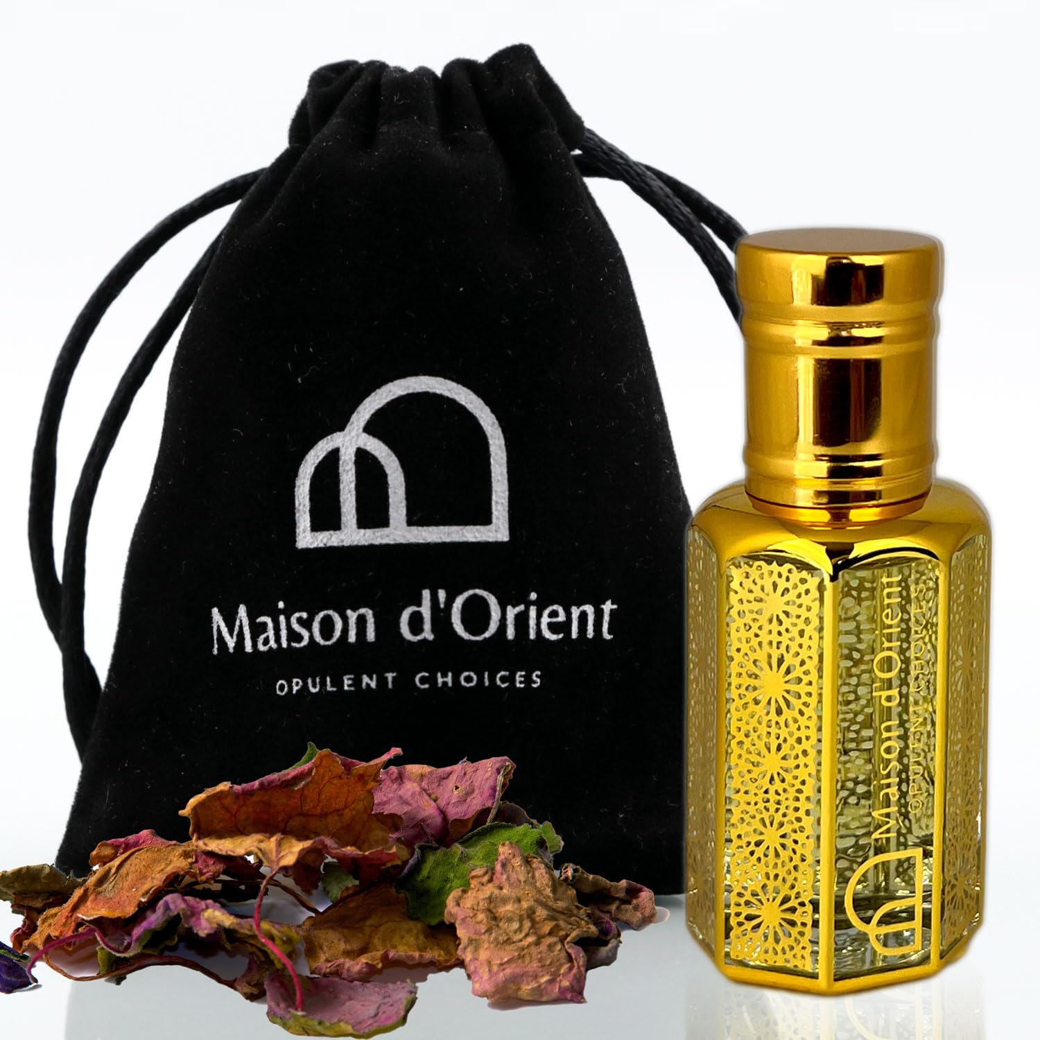 Patchouli Perfume Oil 12 mL – Earthy Patchouli Smoky Vetiver and Spice. Concentrated Attar in Arabian Tola Bottle, Alcohol Free, Long Lasting Oil, Compliment Magnet