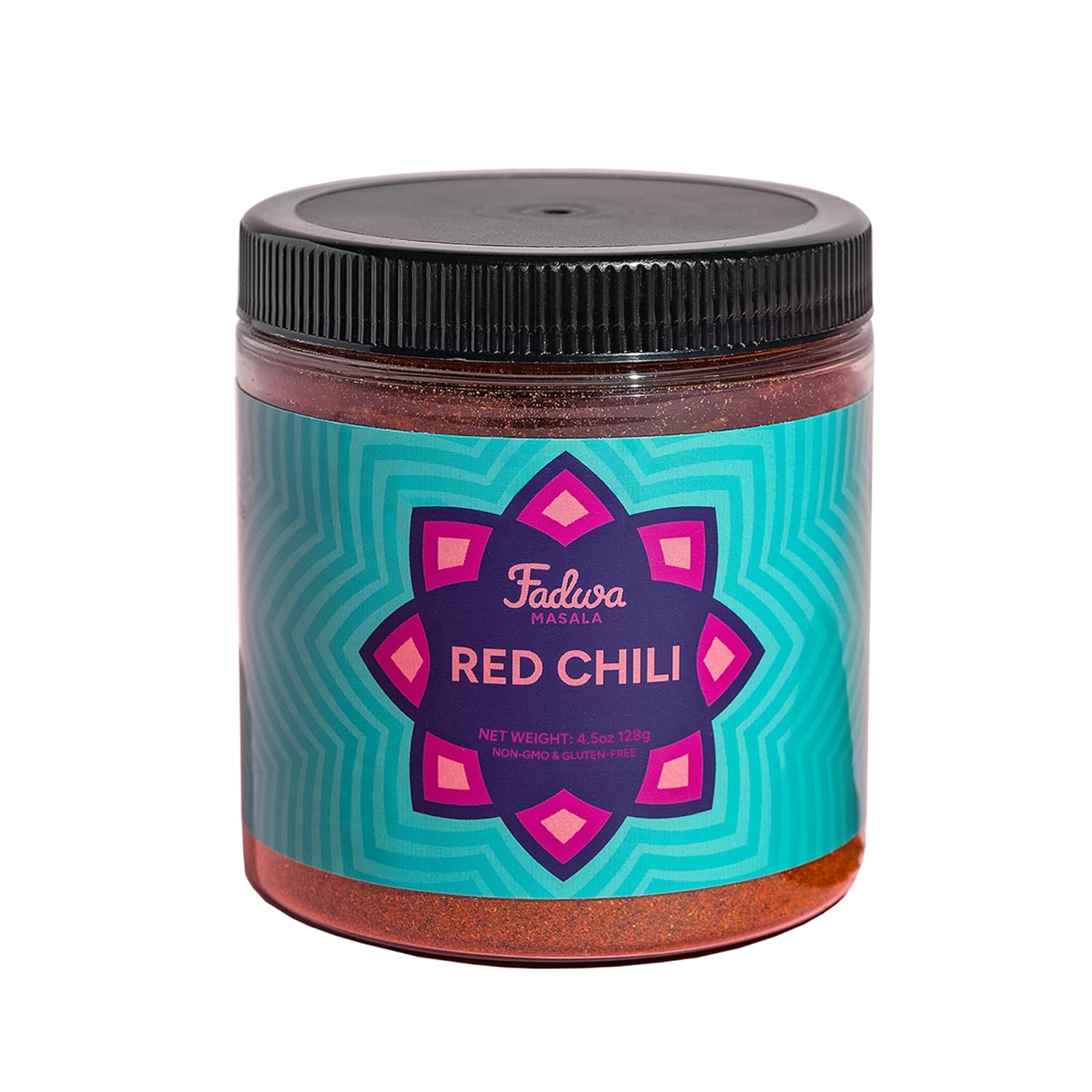 Fadwa Masala Mild Red Chili Powder - 4.5 oz Jar, Salt & Sugar Free, Non-Spicy Authentic Desi Spices for Pakistani & Indian Cooking - No Artificial Ingredients - Gluten Free
