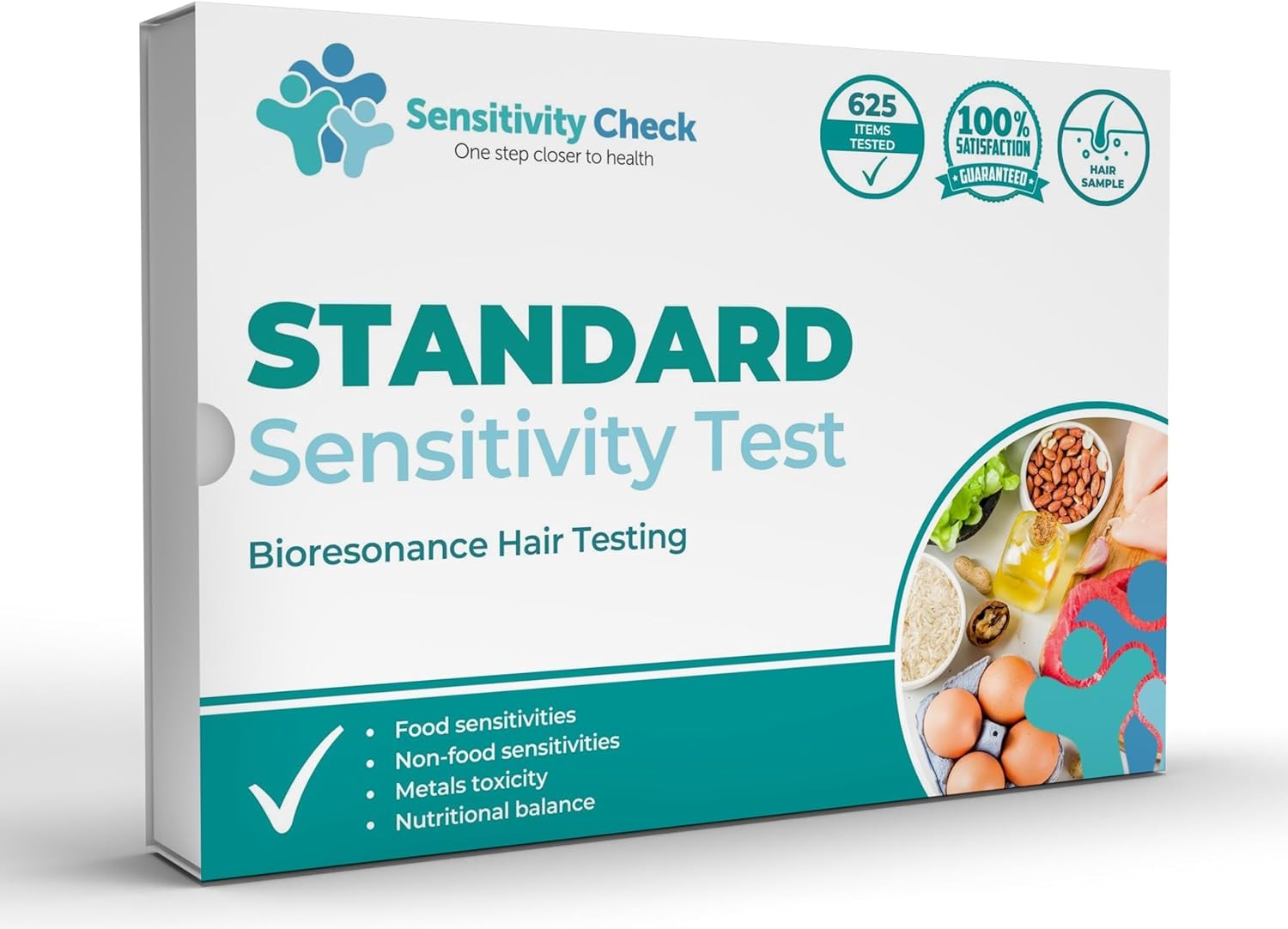 SC Food Intolerance Test Kit NHS Approved -At Home Screen for 625 Different Food intolerances - Hair strand food intolerance Test Kit for Adults - Quick and Easy Allergy Test at Home Self-Test