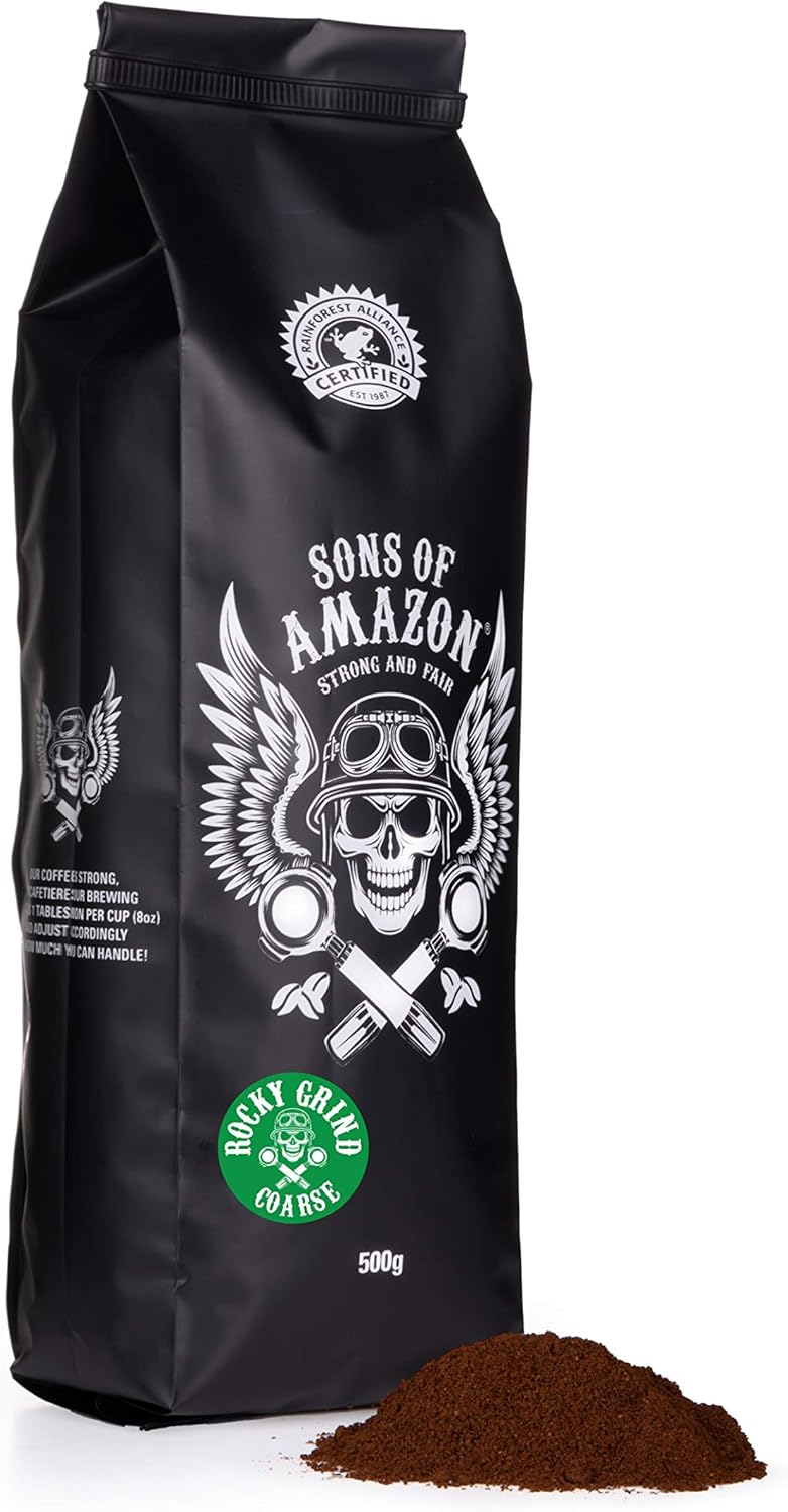 Sons of Amazon - 500g | EXTREMLEY STRONG PREMIUM COFFEE | UK's STRONGEST | Rocky Grind