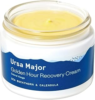 Ursa Major Golden Hour Face Moisturizer | Vegan Recovery Cream for Daily Facial Moisturizing | Repair & Hydrate | Natural Formula for All Skin Types | Cruelty Free & Non-Toxic 1.57 oz