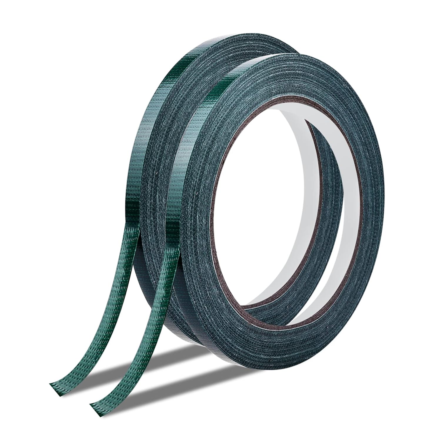 SAVITA 2 Rolls 1/4 Inch x 21.9 Yards Floral Arrangement Tape, Waterproof Floral Tape Craft Florist Tape for Bouquets Stem Vases Artificial Flowers Wreath (Green,0.6cm x 20m)