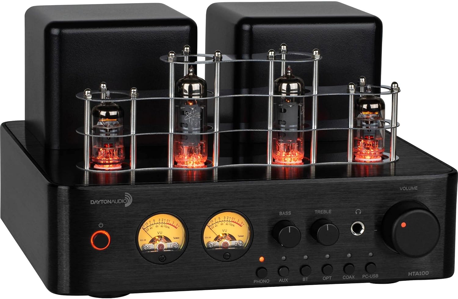 Dayton Audio HTA100 Integrated Stereo Hybrid Tube Amplifier 100 Watts