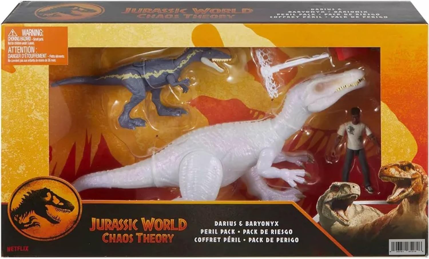 Jurassic Chaos Theory Darius & Baryonyx & Monolophosaurus Action Pack
