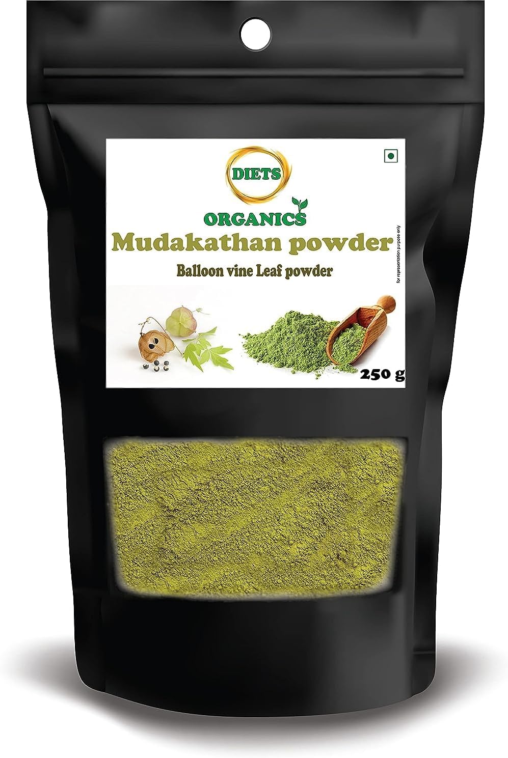 ads Mudakathan Keerai Powder, Balloon Vine Leaf Powder - 250G