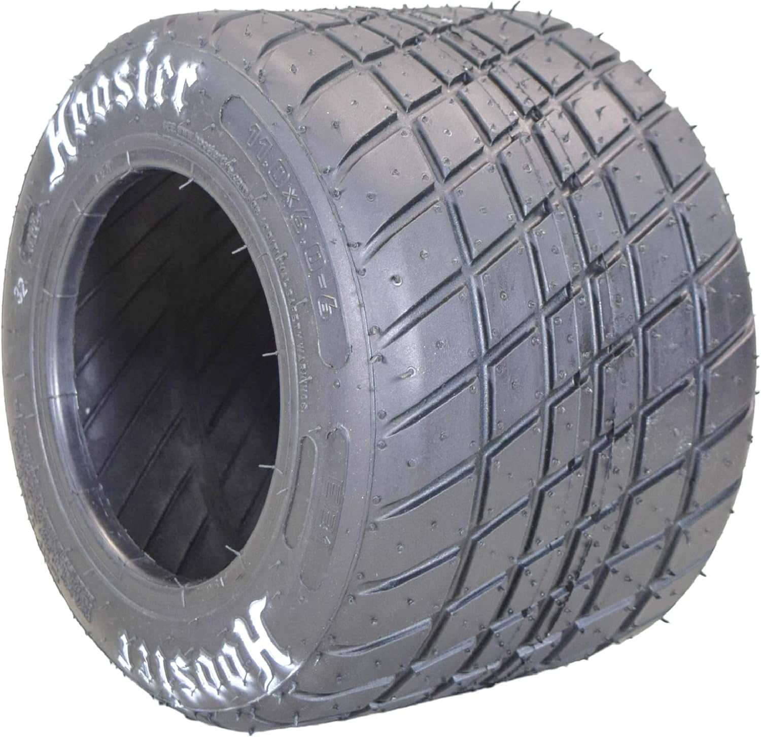 Hoosier 11.0x6.0-6 Treaded Tire (12930EB1) for Electric One Wheel Hoverboards, Skateboards, MonoRide, & Unicycles; Fits Onewheel + XR, Onewheel +, Original Onewheel, & S Series Models (6.0/11.0-6)