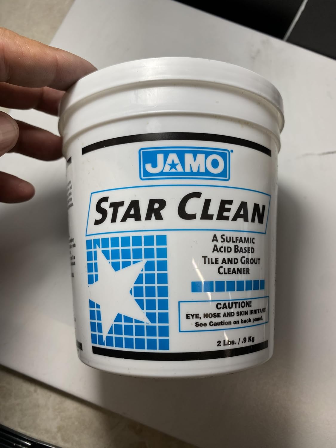 JAMO Star Clean Sulfamic Acid Tile and Grout Cleaner, 2 lbs
