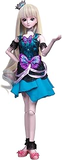 Princess Toy,Princess Fashion Doll,Cute Dolls, 22.4 Inches, 18 Movable Joints, Long-haired,Great Gift for Kids 3+,Headdress and Clothing Accessories, Sparkling, Inspired Fairy