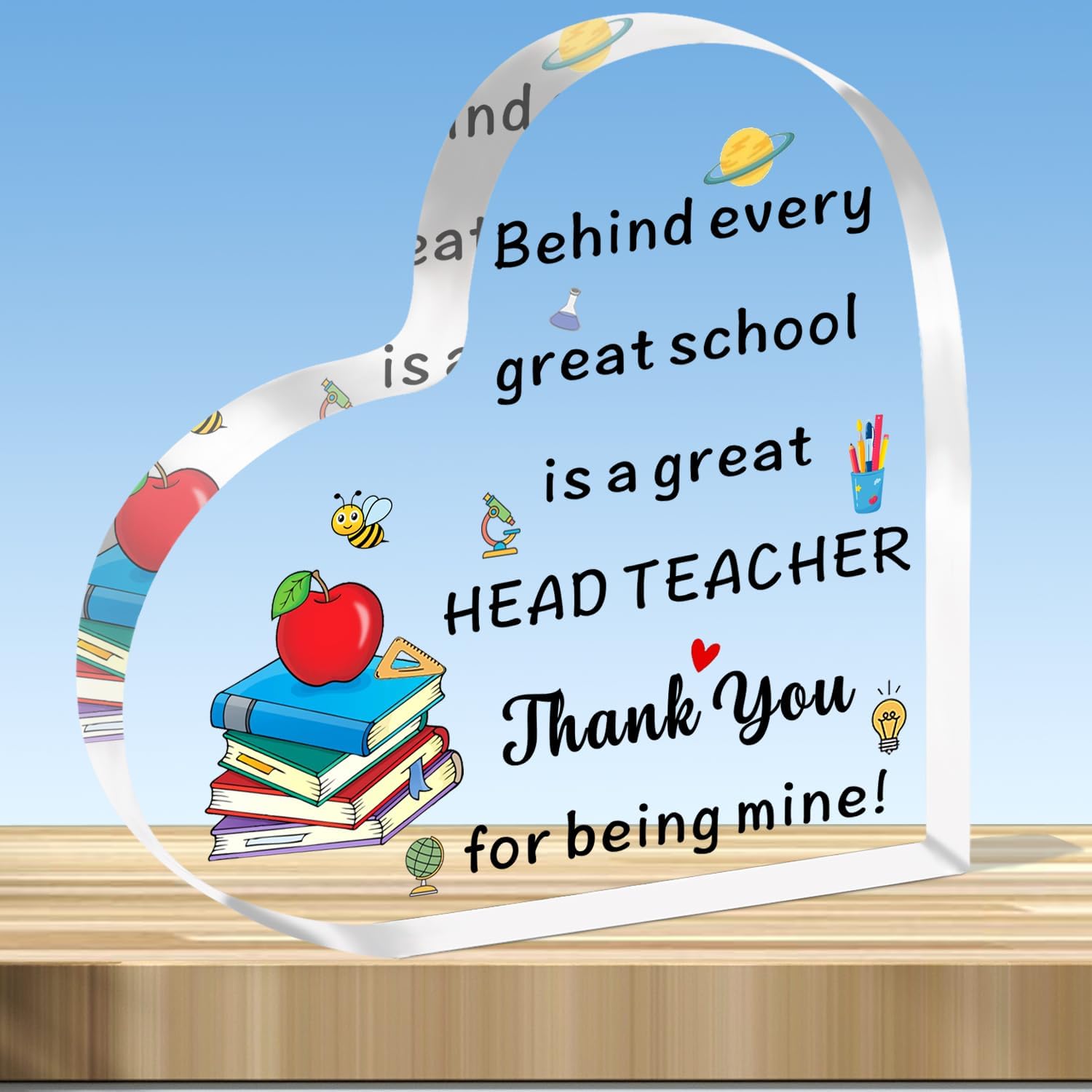Thank You Head Teacher Gifts Appreciation Plaque Gift for Head Teacher