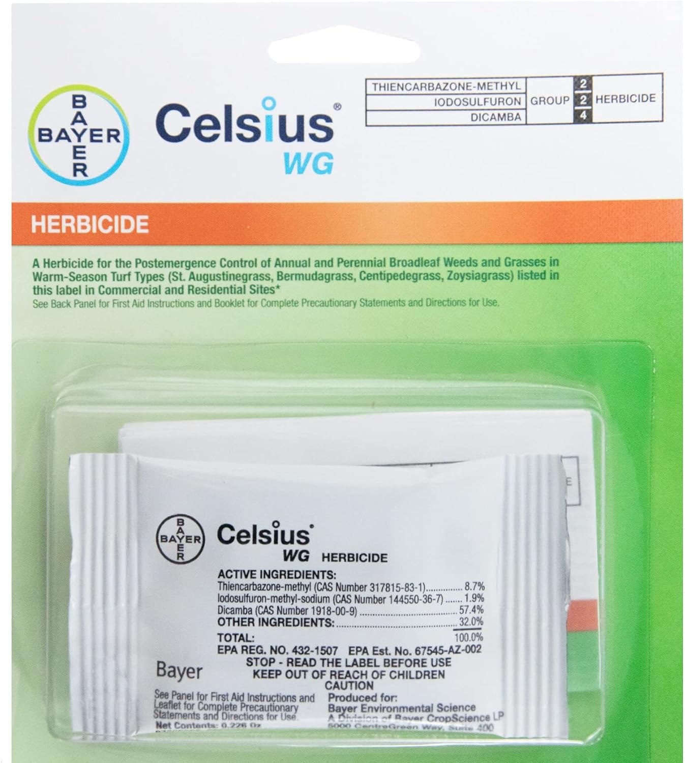 Celsius WG - 0.226 oz Easy Mix Packet-Post Emerge Weed Control