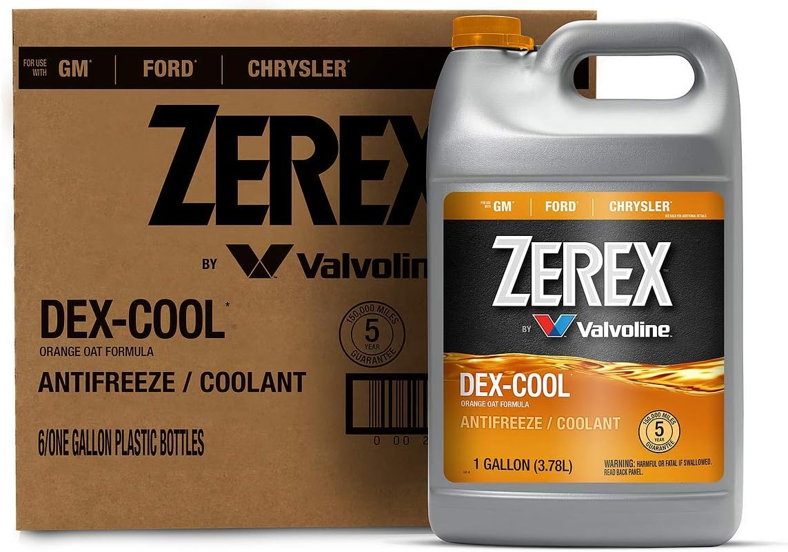 Zerex DEX-COOL Organic Acid Technology Concentrate Antifreeze/Coolant 1 GA, Case of 6