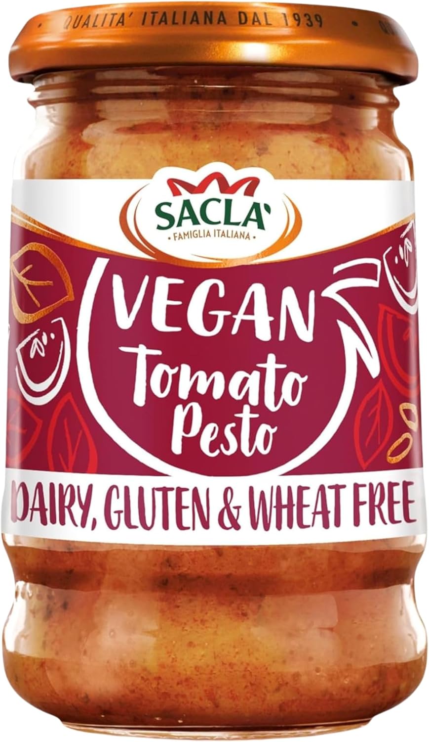Sacla Free From Tomato Pesto, 190g