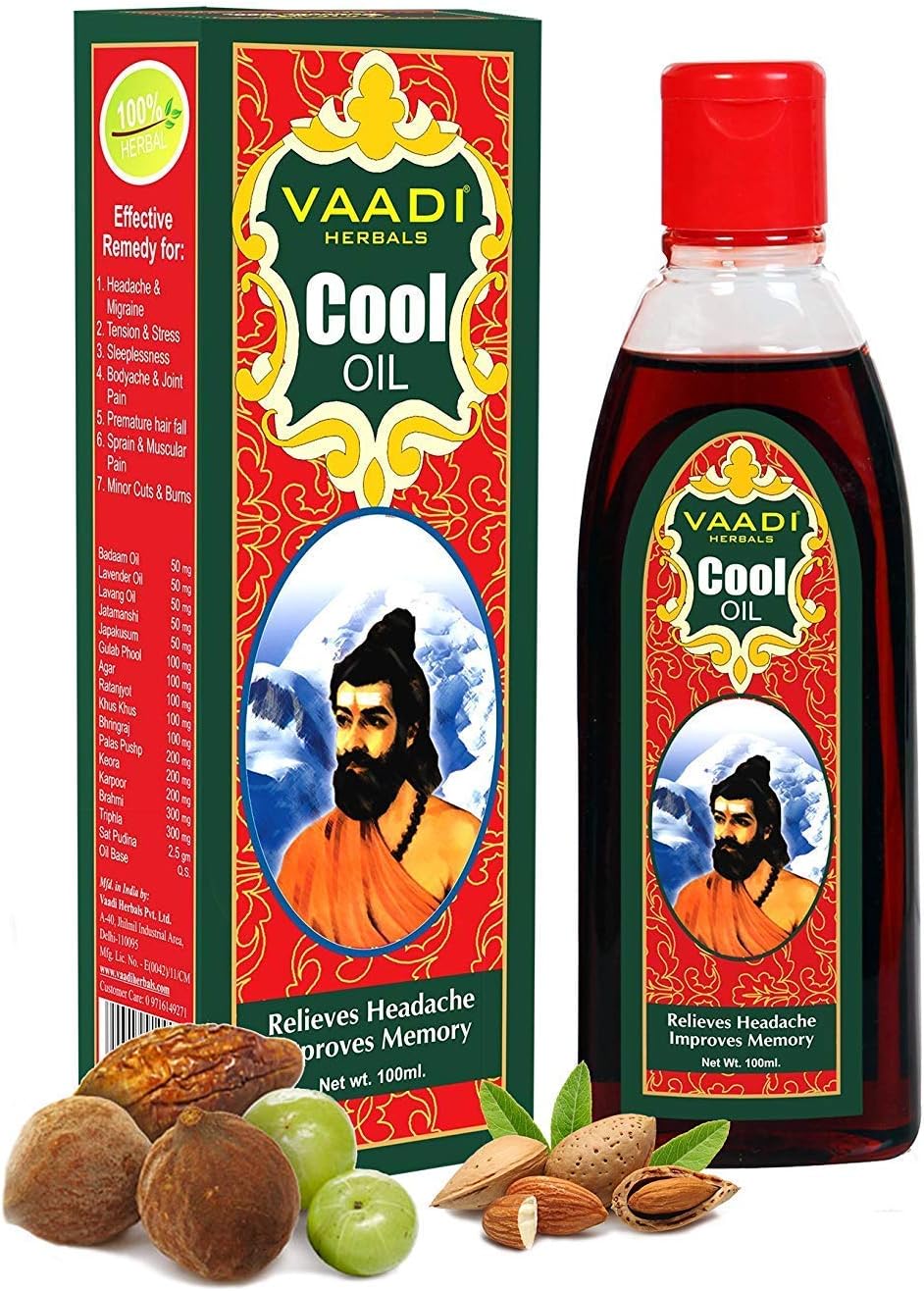 Vaadi Herbals Cool Oil with Triphla and Almond, 200ml
