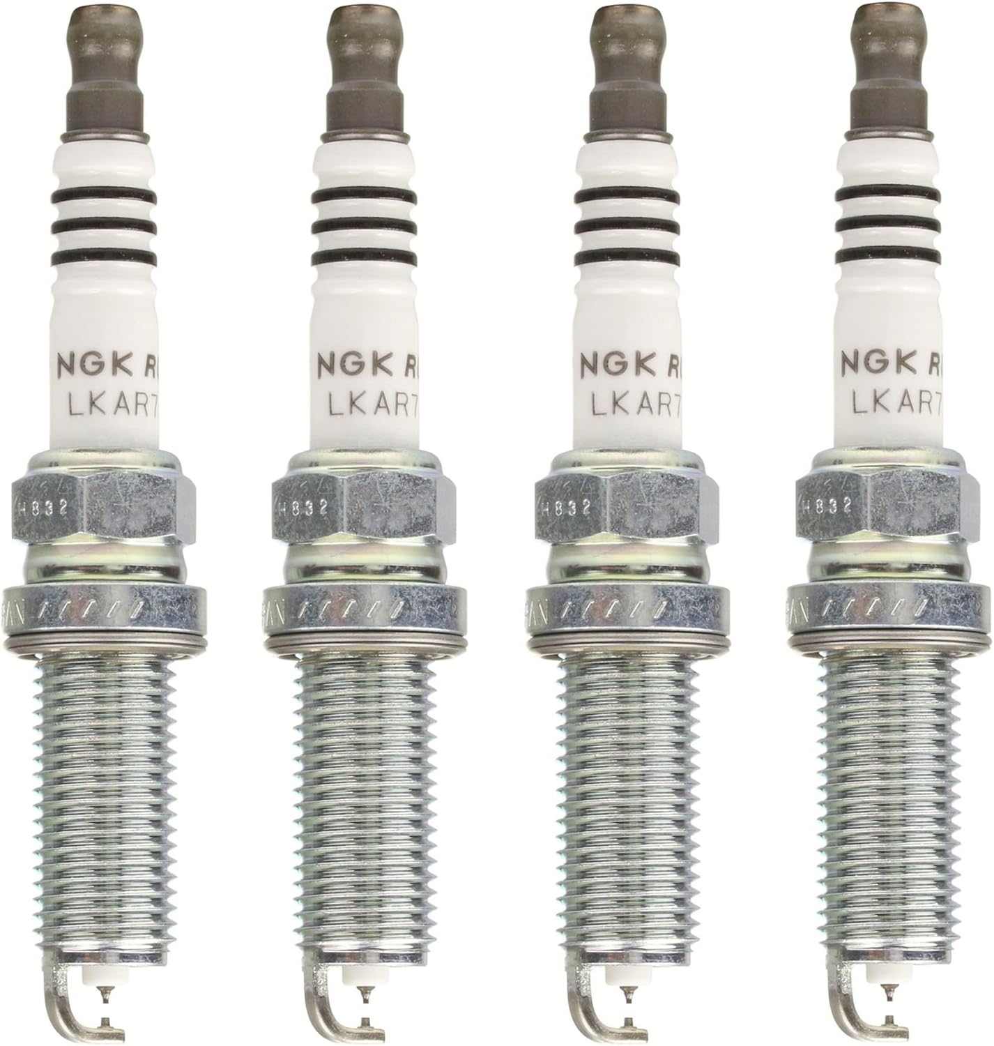 NGK Set of 4 Ruthenium HX Spark Plugs For Acura Mazda Honda Toyota Subaru Scion