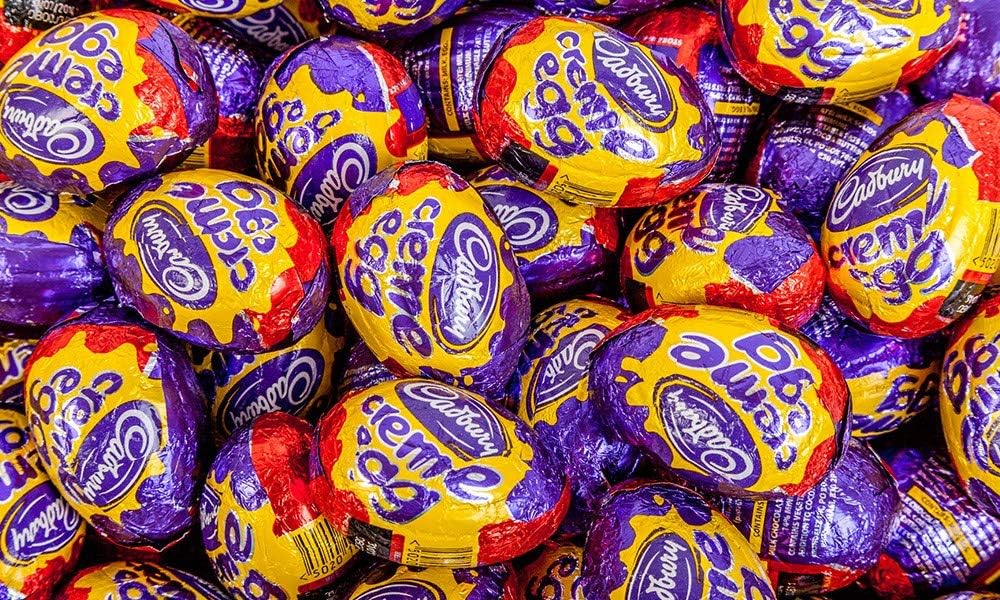 Chocolate Creme Eggs (Pack of 12) Ideal Easter Egg Hunts, Treat Cupboard, Party Bag Filler, Christmas Treat