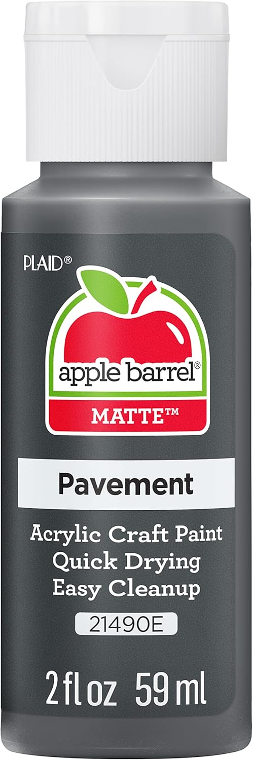 Apple Barrel Acrylic Paint in Assorted Colors (2 oz), 21490, Pavement