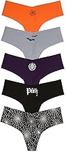 Victoria's Secret PINK Women's No Show Thong Underwear, Panties for Women, Multi Pack (XS-XXL)