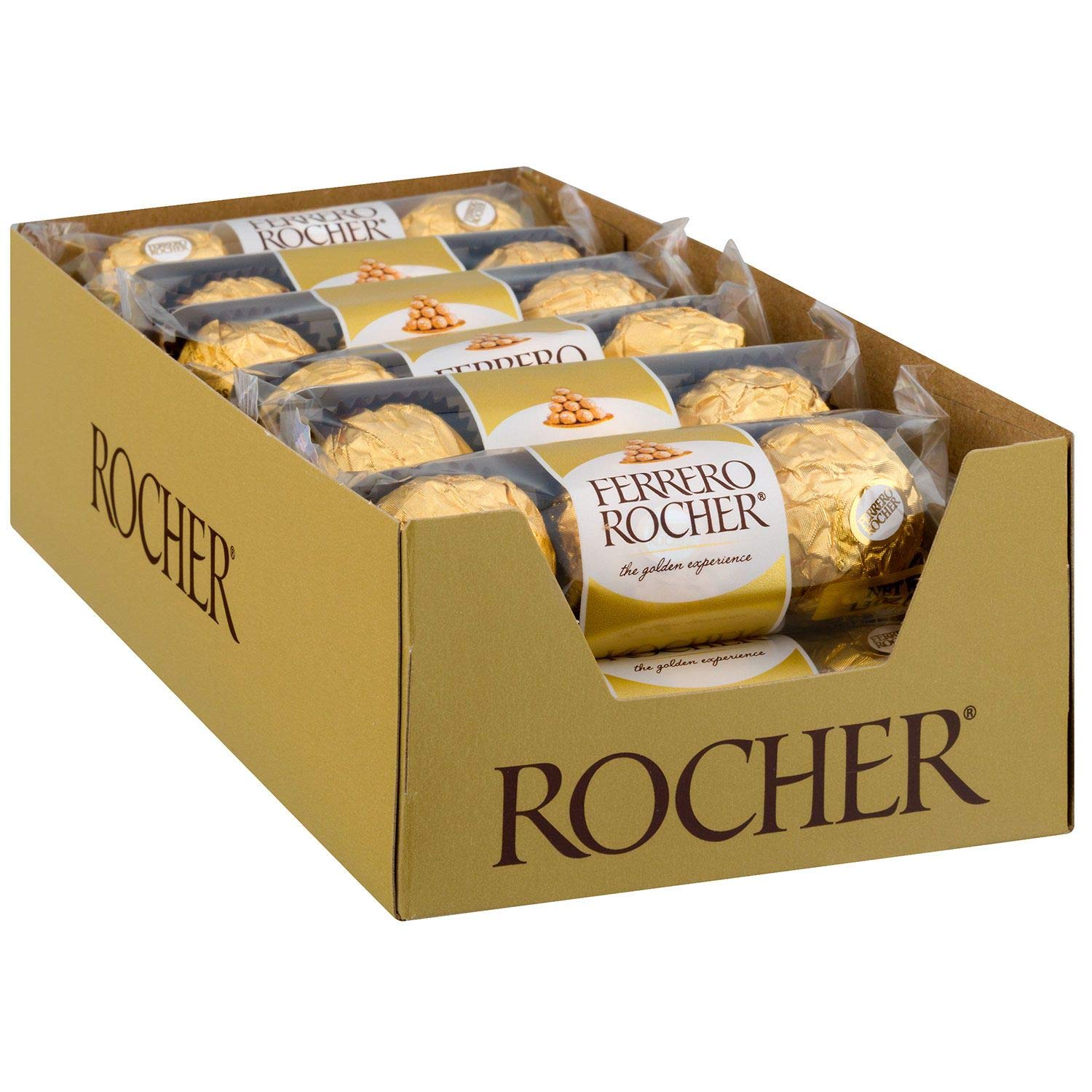 Ferrero Rocher Hazelnut Chocolate, 1.3 Ounce