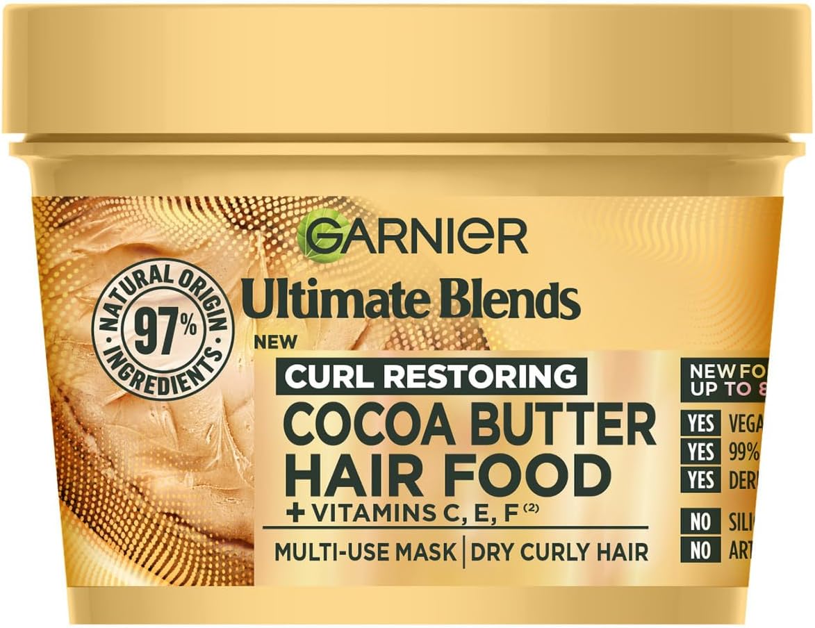 Garnier Ultimate Blends Cocoa Butter Hair Food Multi-Use Mask 400ml