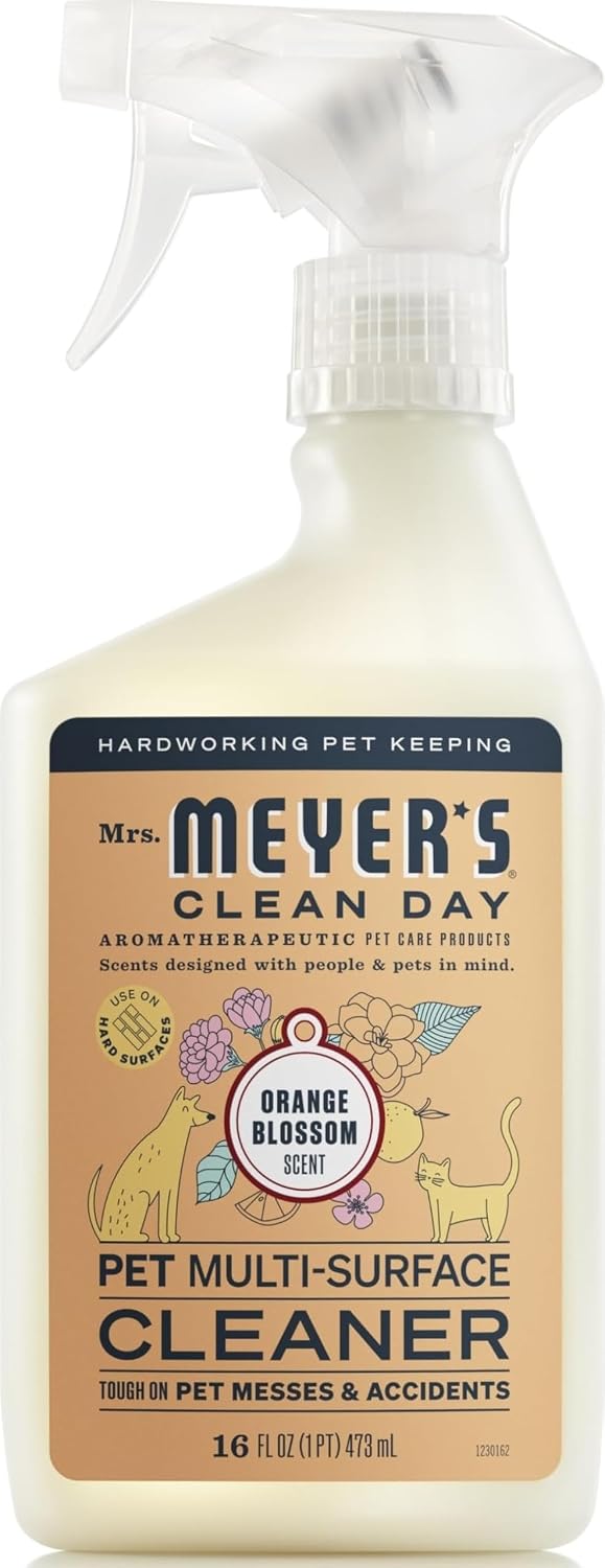 MRS. MEYER'S CLEAN DAY Pet Multi-Surface Cleaner, Orange Blossom, 16 fl oz
