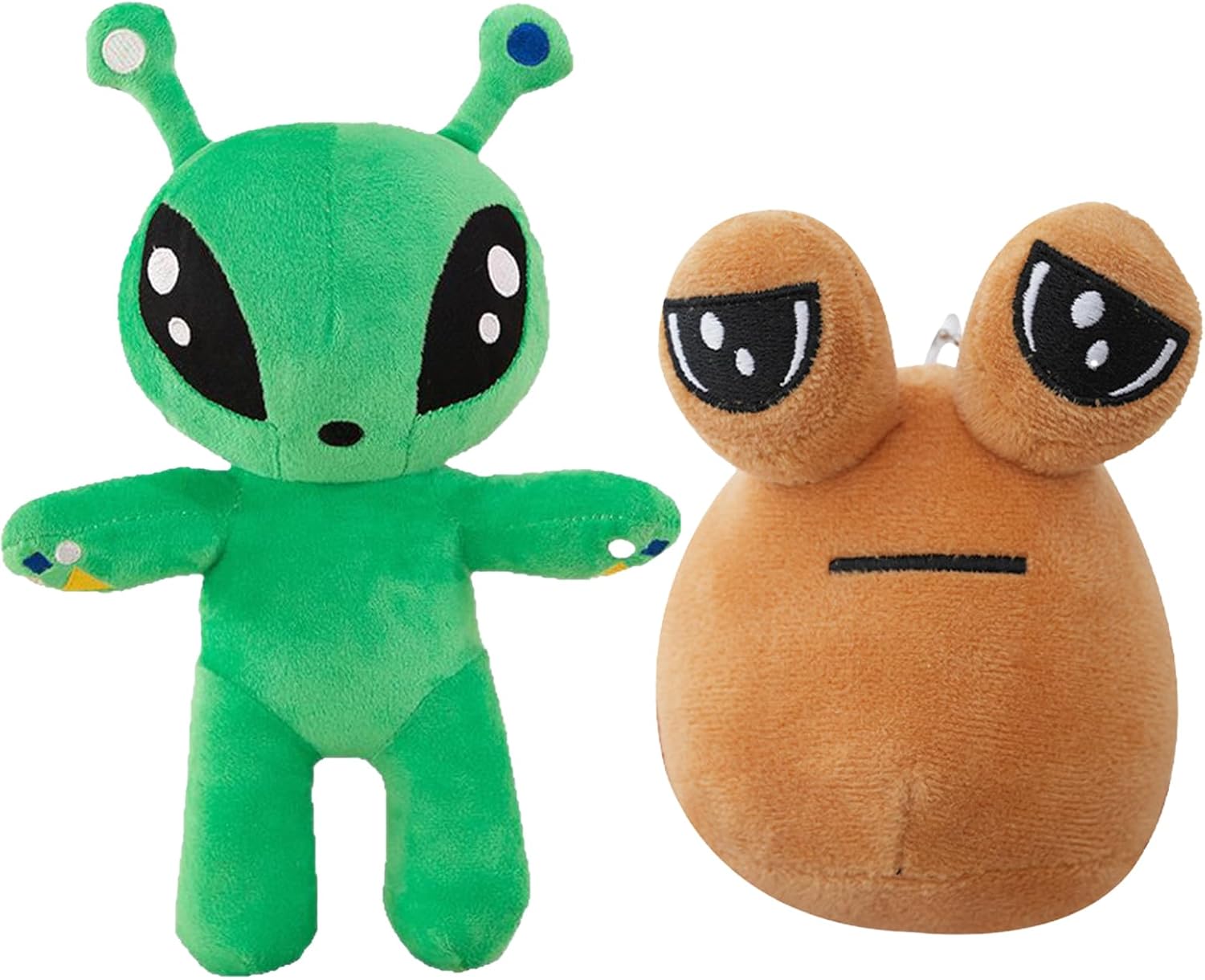 2 Pcs Alien Plush, Alien Toy, Plush Toys, Green Aliens Plush Plushies, Aliens Plush Figure Pillow For Kids,Boys Girls And Fans Gift, Cute Teddy For Kids And Collectors, Perfect For Decor And Gifting