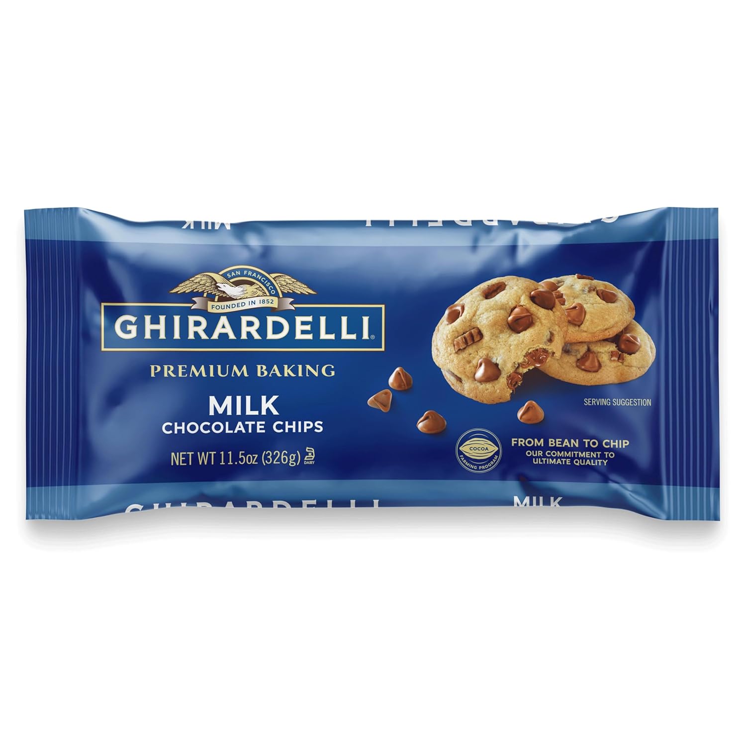 Ghirardelli, Milk Chocolate Chips, 11.5 oz