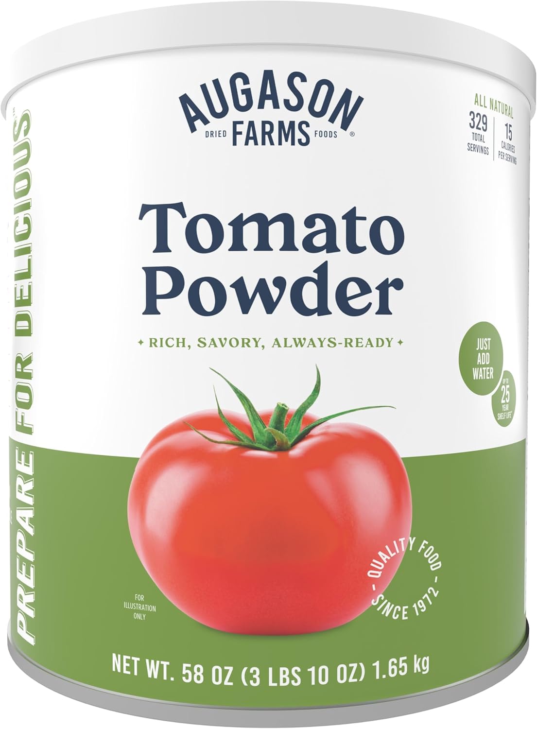 Augason Farms Tomato Powder 58 oz #10 Can