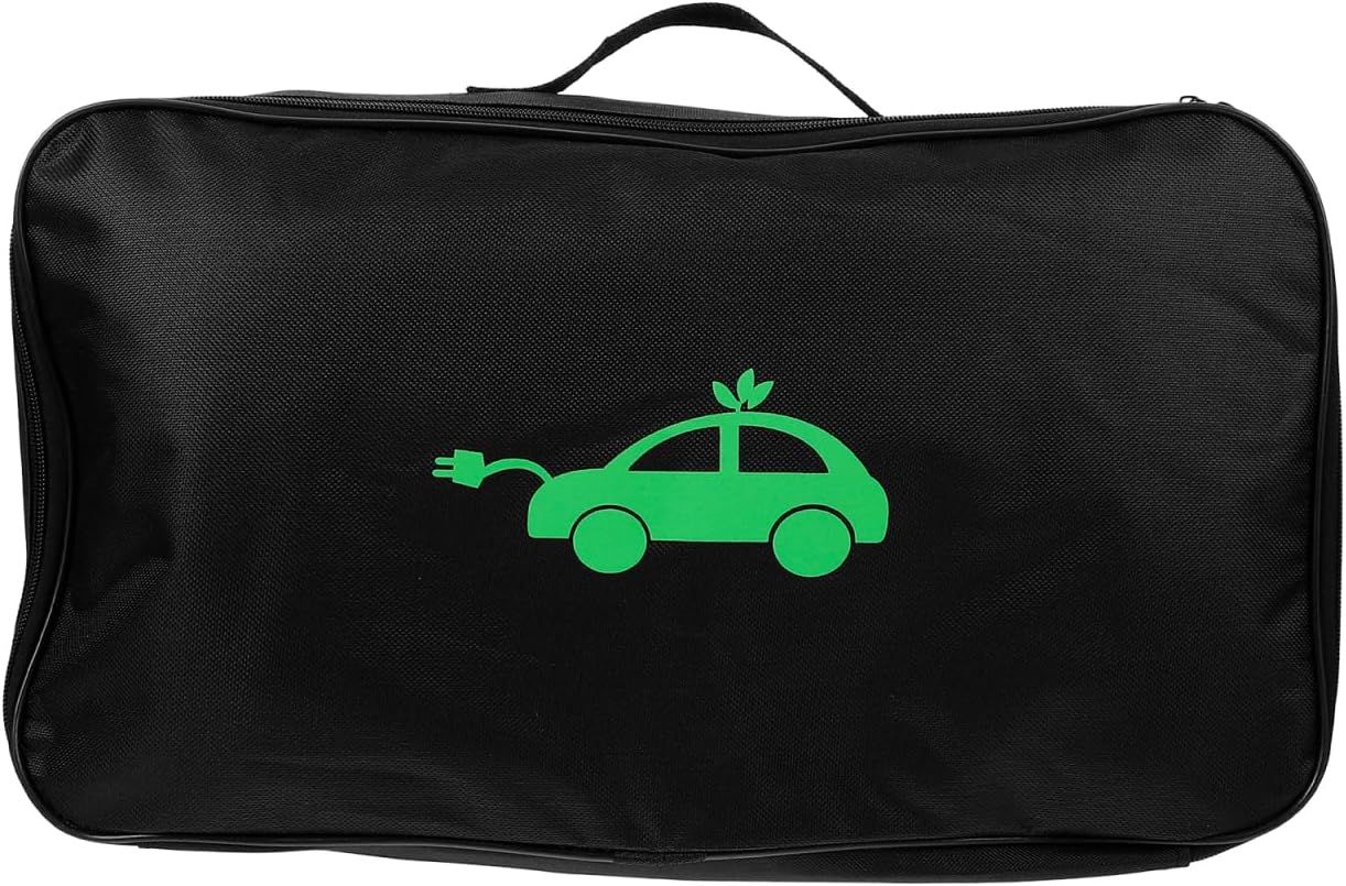 Mobestech Portable EV Charger Storage Bag Rectangle Shape Vehicle Trunk Organizer for EV Cables Compact and Durable Bag for Outdoor Use Ideal for and Travel