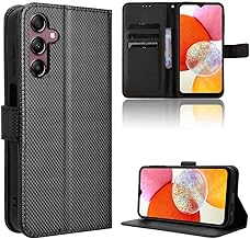 Compatible with Samsung Galaxy A15 5G Leather Case Cover,PU Leather flip Cover Compatible with Samsung SM-A155F/DSN Galaxy A15 4G / SM-A155M/DS SM-A156E/DSN SM-A156U1/DS Case Cover Black