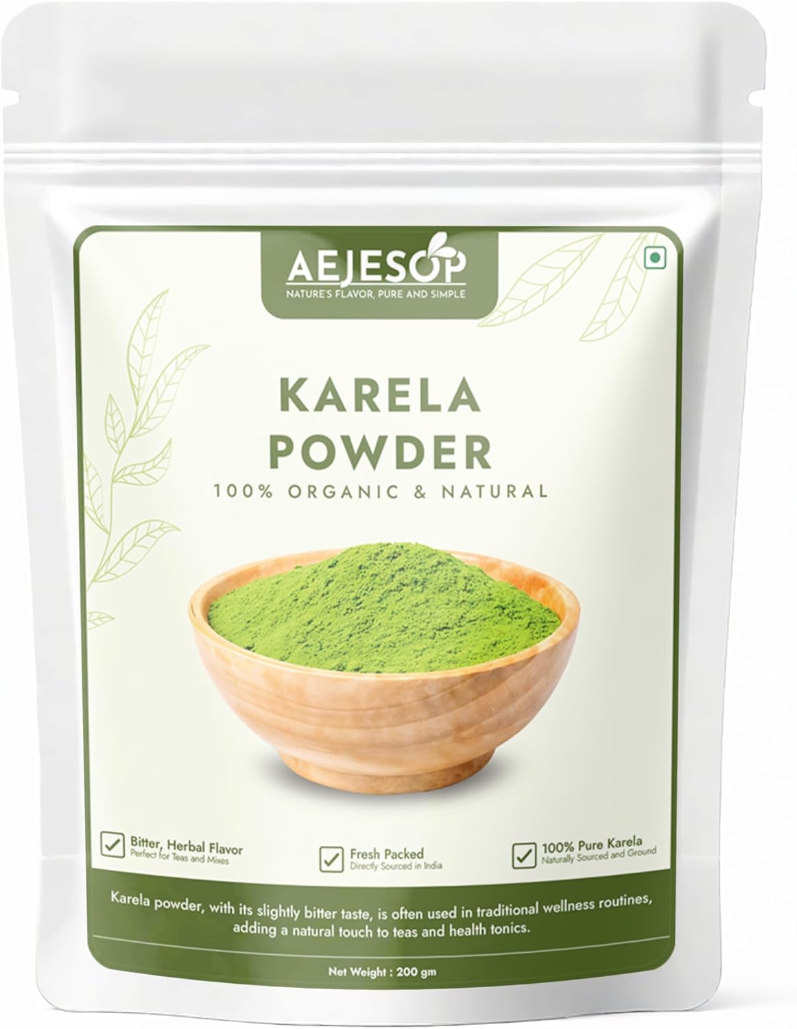 Karela Powder | Bitter Melon | Momordica Charantia,7 oz/ 200 gm