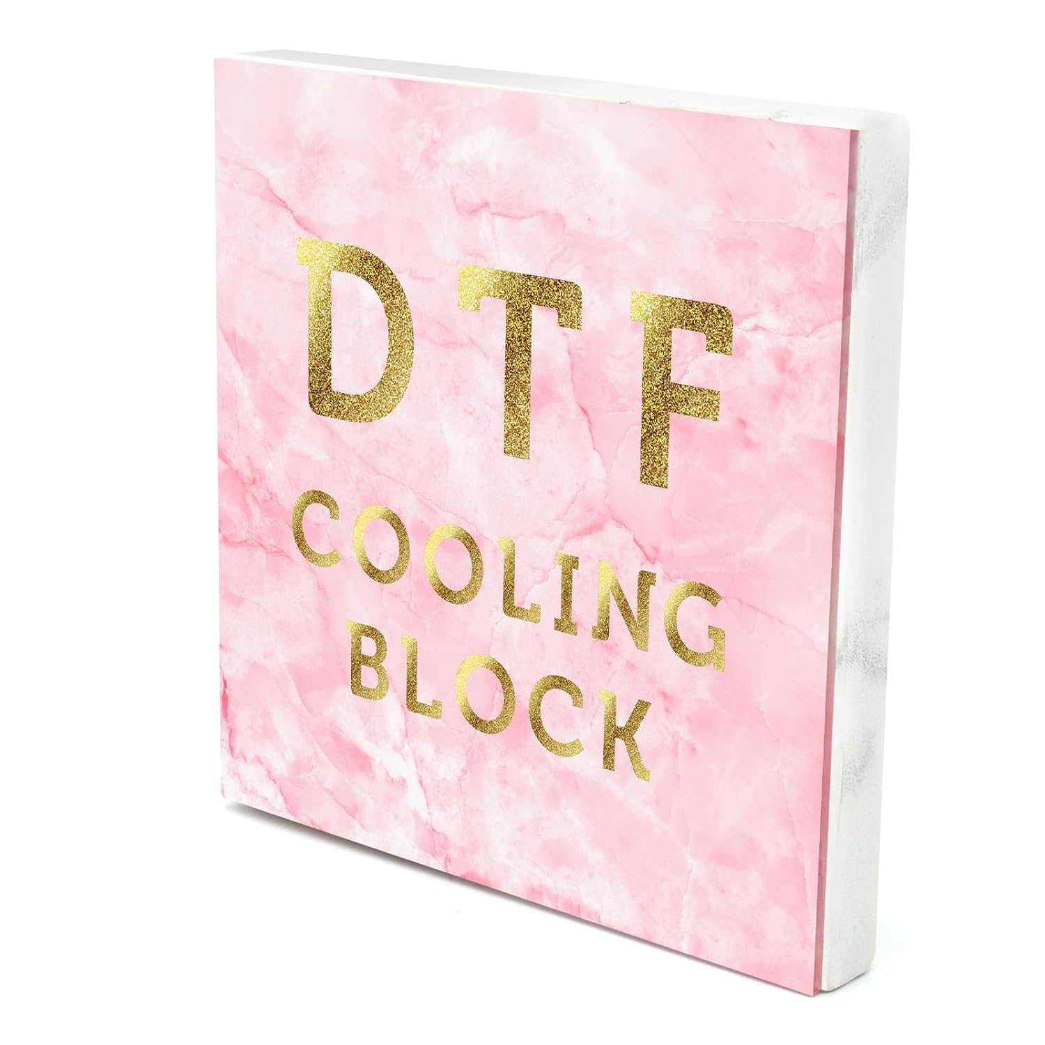DTF Cooling Block – Fast Cooling Transfer Printing Tool for DTF Powder and Transfer Film, DTF Film for Sublimation and Heat Transfer Vinyl Accessories (Pink)