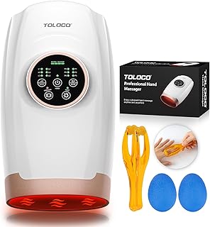 Hand Massager, Cordless Hand Massager with Heat and Air Compression for Arthritis, Pain Relief and Carpal Tunnel, Birthday Christmas Gifts for Women/Men