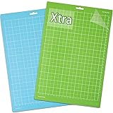 LOPASA Cutting Mat for Cricut Joy Xtra, 8.5x12 Standard Grip & Light Grip Adhesive Cutting Mats Set, Joy Extra Accessories and Supplies(2 Sheets)